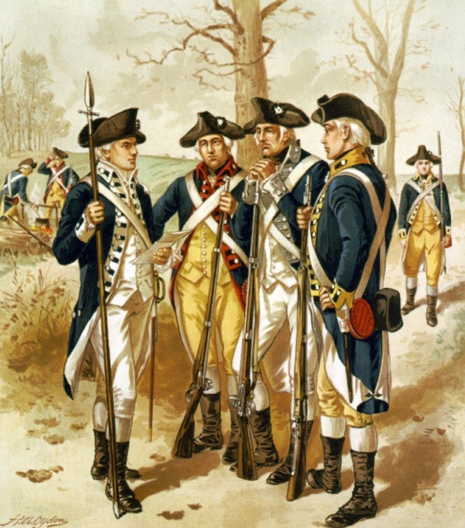 Пехота Континентальной армии в 1779-1883 гг. 