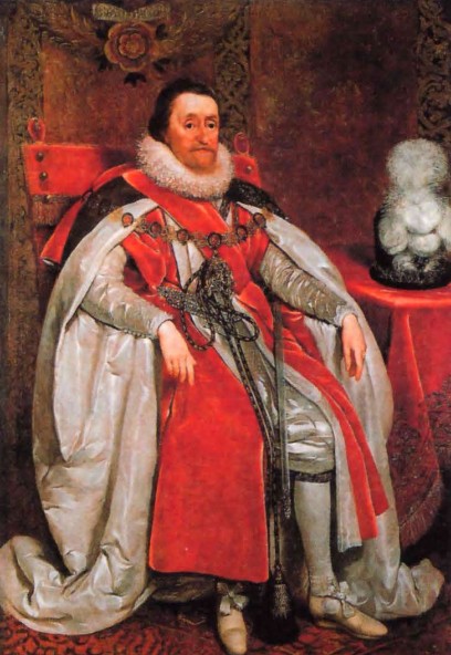 Д. Митенс. Король Яков I Английский и Яков VI Шотландский. 1621 г. 