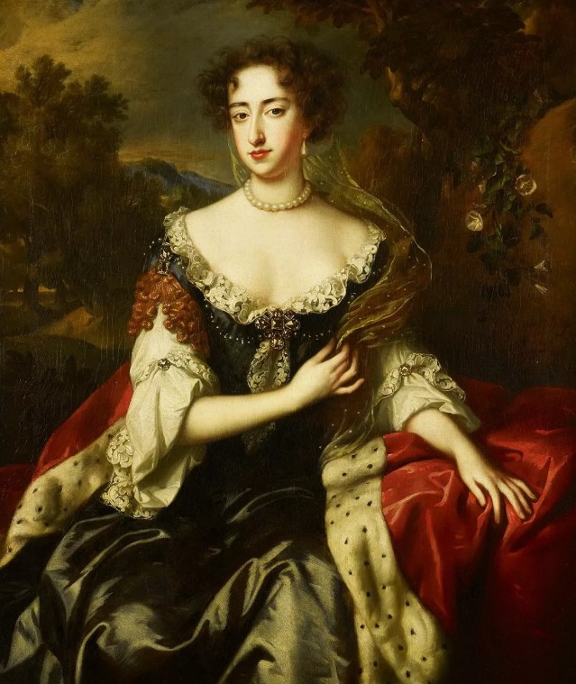 У. Виссинг. Портрет королевы Марии II Английской. 1685 г. 