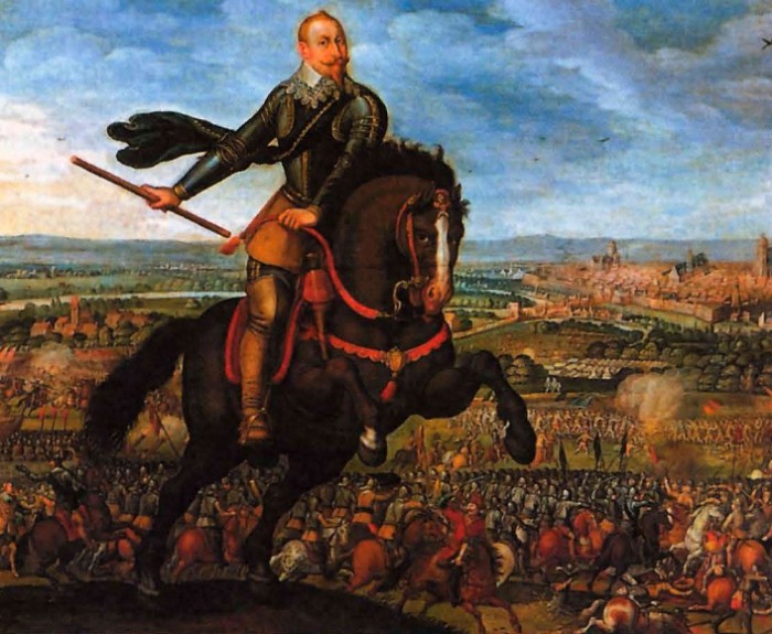 Ж. Ж. Уолтер. Густав Адольф в битве при Брейтенфельде. Около 1632 г.