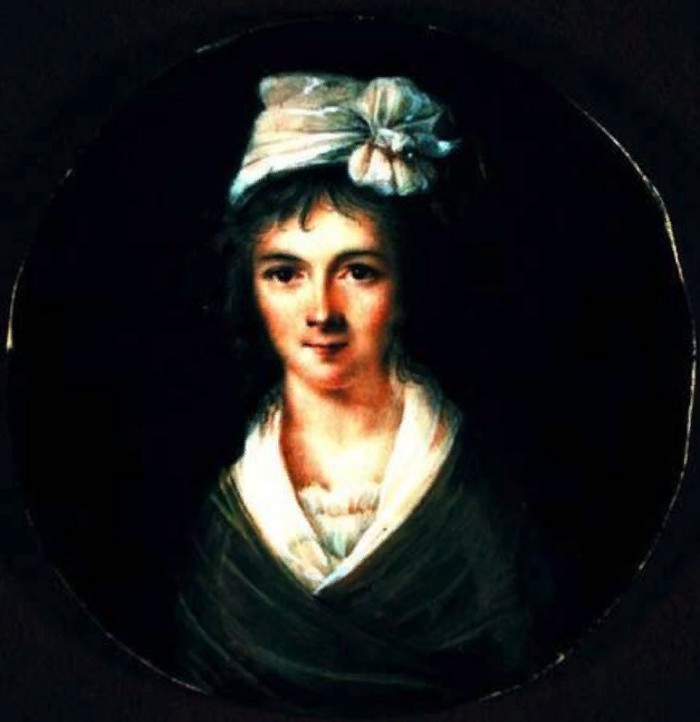 Портрет Клер Лакомб. Франция. 1792 г. 