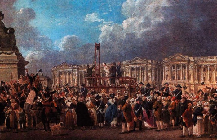 П. А. Демаши. Казнь на площади Революции. Около 1794 г.