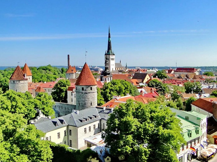 Таллин. Вид на старый город