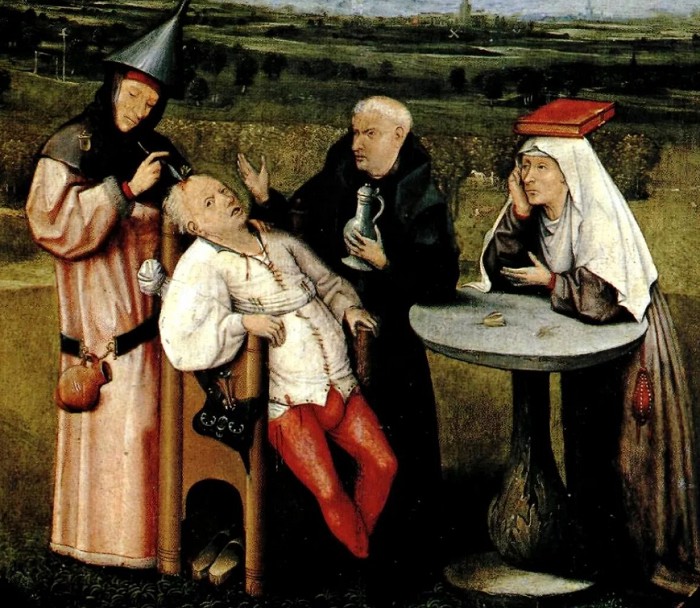 Иероним Босх. Извлечение камня глупости. Ок. 1490-1515