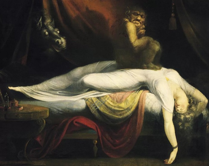 Худ. Иоганн Фюссли. Ночной кошмар. 1781