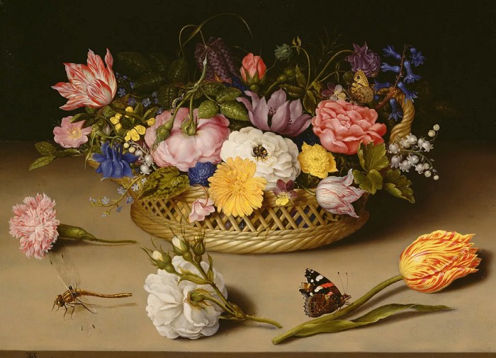 Цветочный натюрморт. Амброзиус Босхарт Старший. 1614 г.