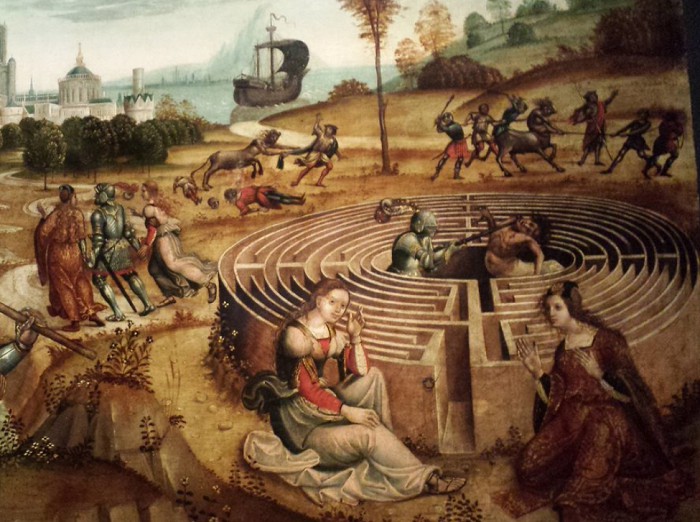 Критская легенда. Фрагмент. Мастер Кассони Кампана. Между 1500 и 1525 гг.