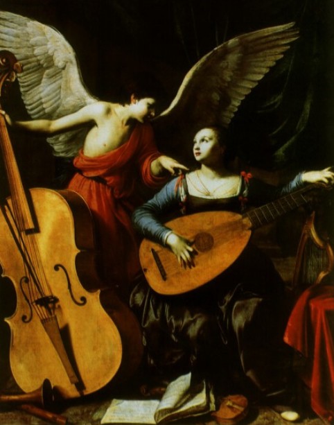 Святая Сесилия и Ангел. Карло Сарачени. Около 1610 г