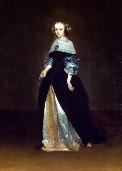 Портрет Катарины ван Лейнинк. Герард Терборх. Между 1654 и 1681 гг.