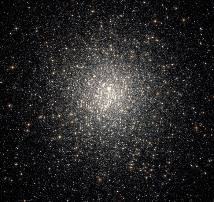 Шаровое скопление NGC 2808 в созвездии Киль