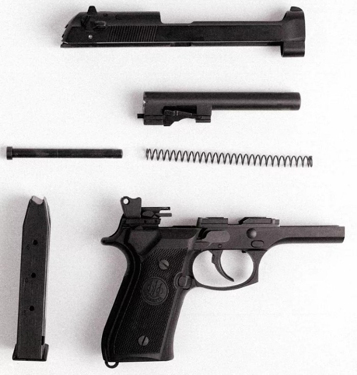 Основные детали пистолета «Беретта» М-92