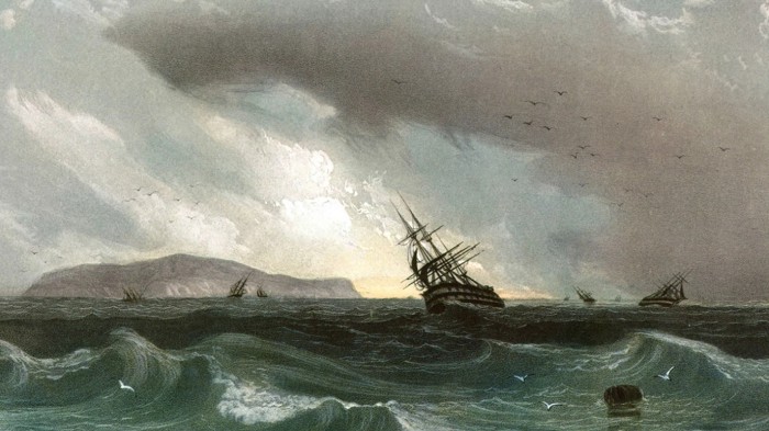 Остров Змеиный. К. Боссоли. 1856