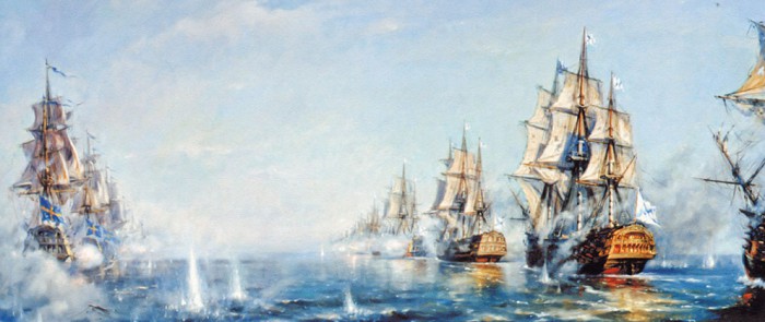 Красногорское сражение 23–24 мая 1790 г. М. В. Петров-Маслаков. Центральный военно-морской музей, Санкт-Петербург