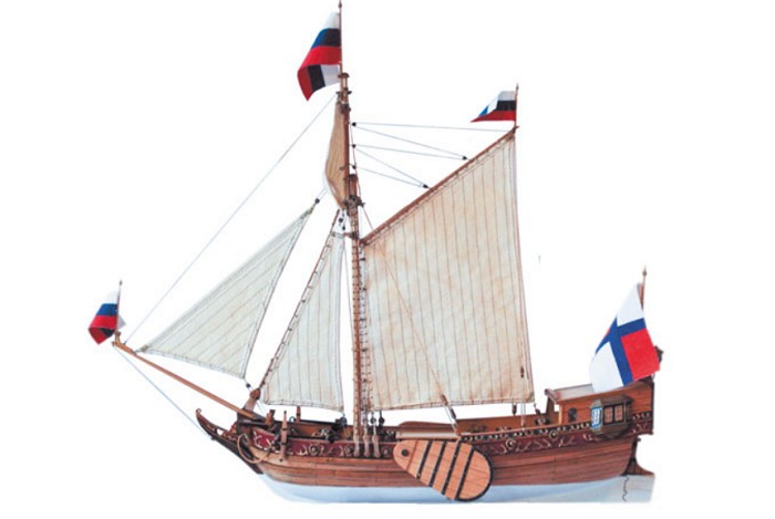 Модель яхты-швертбота «Святой Пётр»