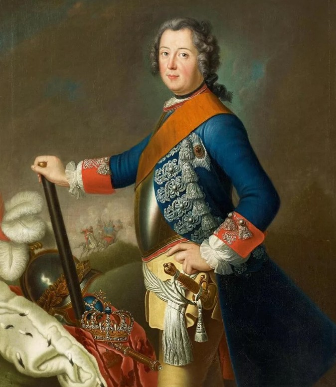 Фридрих II Прусский в качестве молодого командира. Г. Д. Матьё. 1740-е