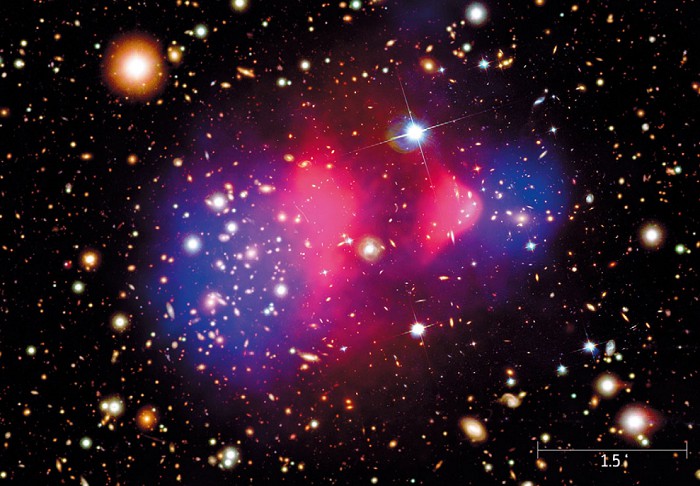 Скопление галактик Пуля (1E 0657-558)
