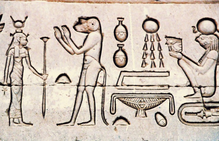 Иероглифы в Дендере. Дата неизвестна. Египет