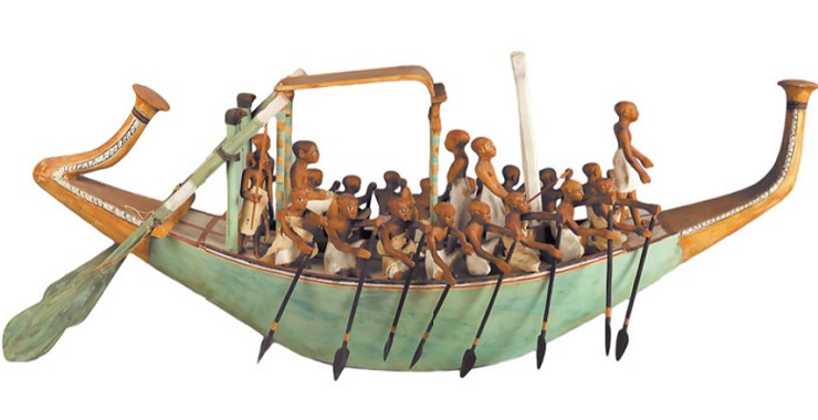 Погребальная лодка. 1981–1975 гг. до н. э. Метрополитен-музей, Нью-Йорк (США)