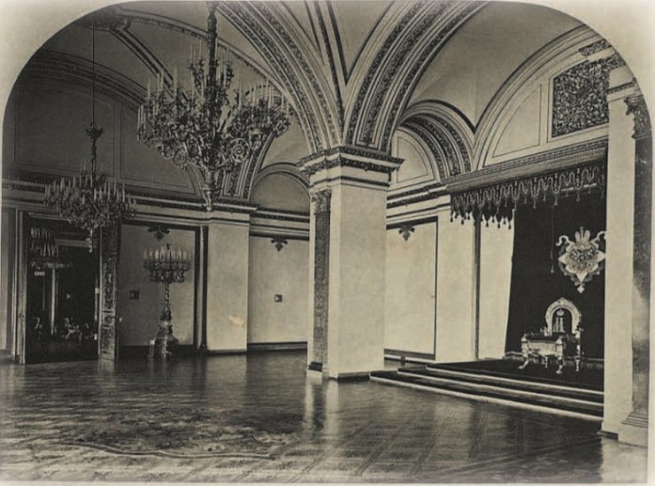 Серебряный зал Оружейной палаты. XIX век