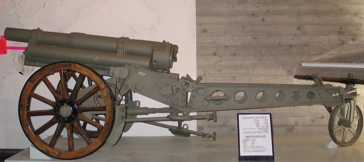 65-мм горная пушка 65М MLE 1906 «Schneider-Ducres» 