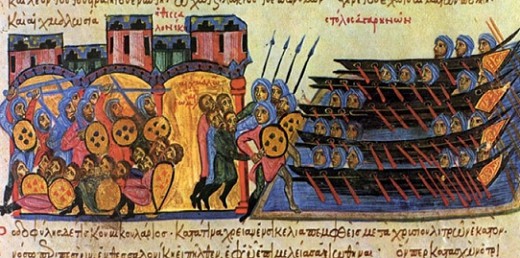 Арабы захватывают Фессалоники. Работа Калакидаса. XI–XII вв.