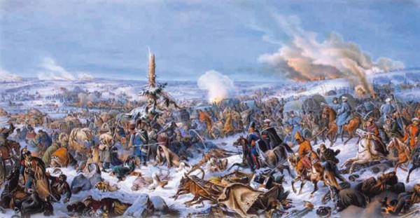 Я. Суходольский. Переправа войск Наполеона через Березину