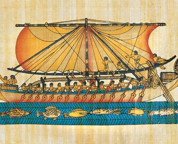 Древнеегипетское парусное судно