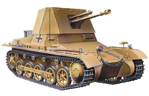 Первая противотанковая самоходка вермахта была вооружена чехословацкой 47-мм пушкой