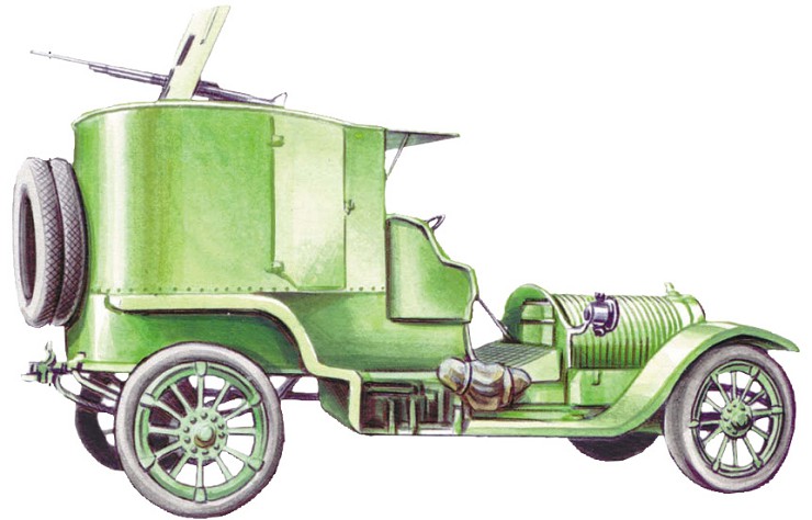 Бронеавтомобиль «Hotchkiss еt Cie» М 1909