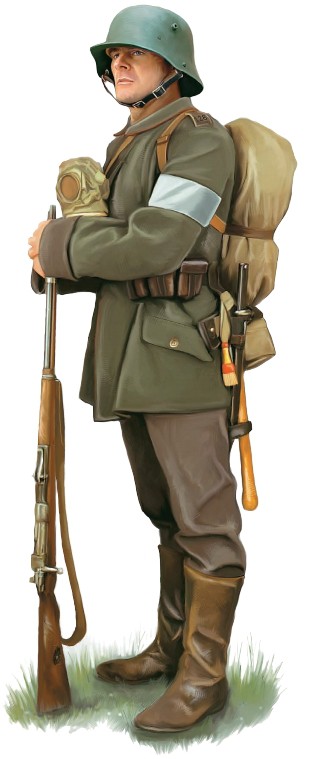 Рядовой 128-го (Данцигского) пехотного полка, 1916 г.