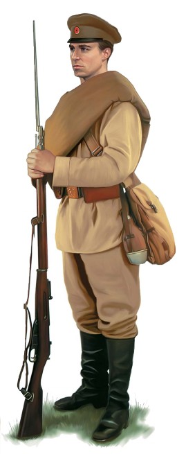 Рядовой 51-го пехотного Литовского полка, 1914 г.