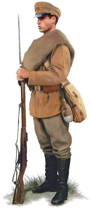 Разведчик 16-го стрелкового полка, 1915 г.