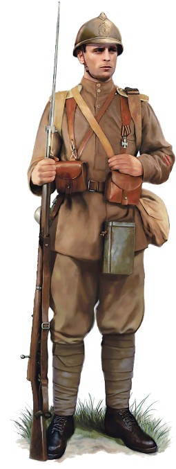 Рядовой 3-го полка особого назначения, 1916 г.