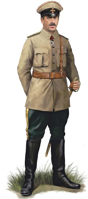Капитан Георгиевского полка, 1917 г.