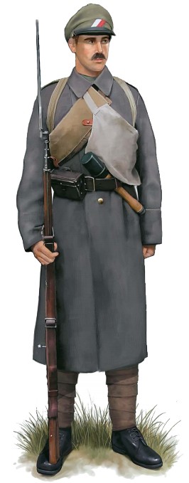 Рядовой 2-го чехословацкого полка, 1918 г.