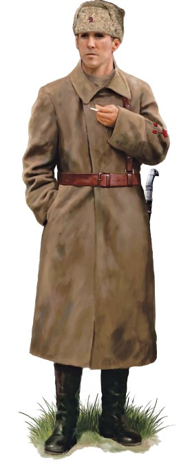 Командир роты 51-го стрелкового полка, 1919 г. 