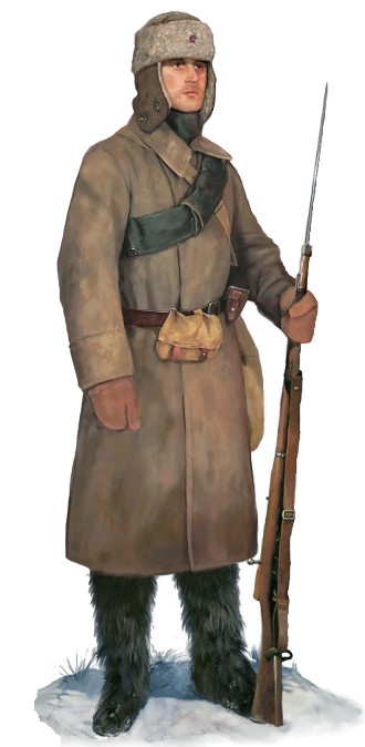 Красноармеец 53-го стрелкового полка, 1919 г.