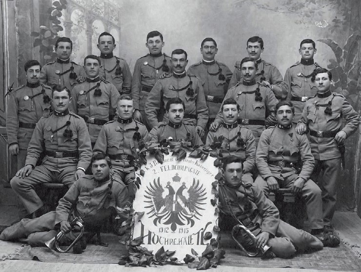 Подразделение тирольских егерей в 1915 г.