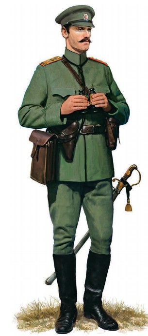 Капитан 1-го пехотного полка, 1915 г.
