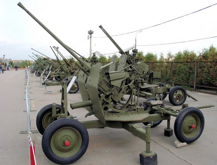 25-мм автоматическая зенитная пушка. 1940 г. СССР