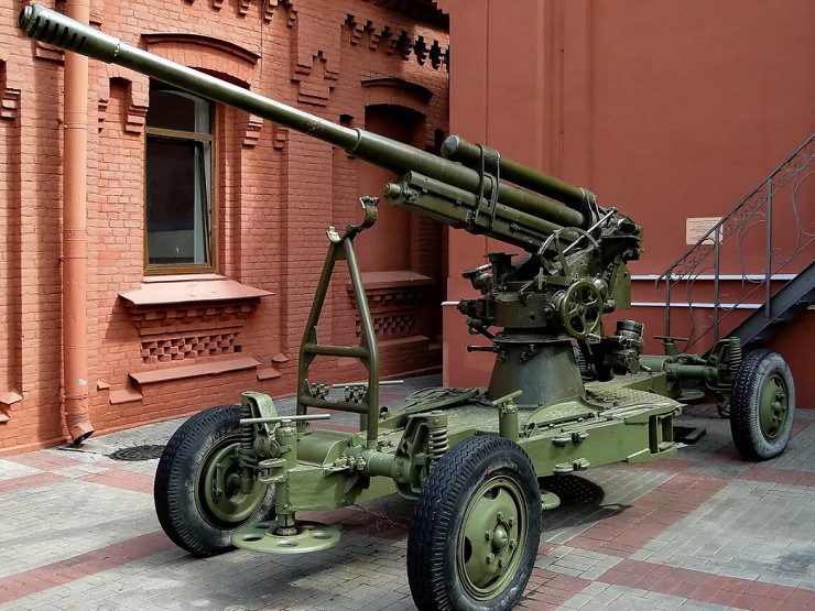 85-мм зенитная пушка. 1939 г. СССР