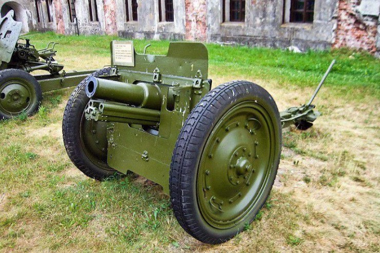 Советская полковая 76-мм пушка обр. 1928 г.