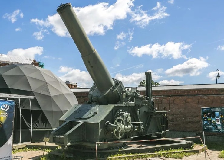 305-мм гаубица Бр-18 артиллерии Резерва Верховного Главного Командования. СССР. 1939 г.