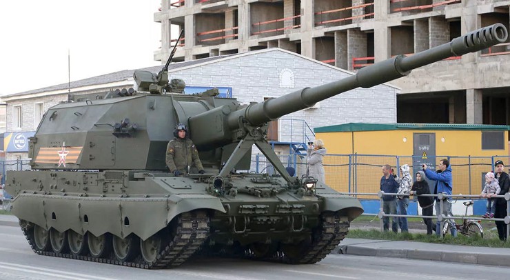 152-мм самоходная гаубица «Коалиция-СВ». Россия. 2013 г.