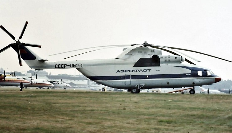Сверхтяжелый вертолет Ми-26. СССР. 1980 г.