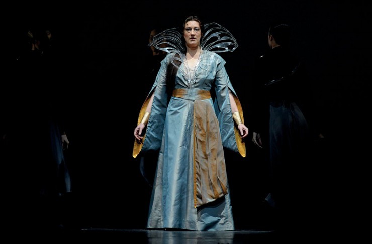 Сара Коннолли в роли Дидоны в постановке оперы Перселла «Дидона и Эней» в Королевской опере