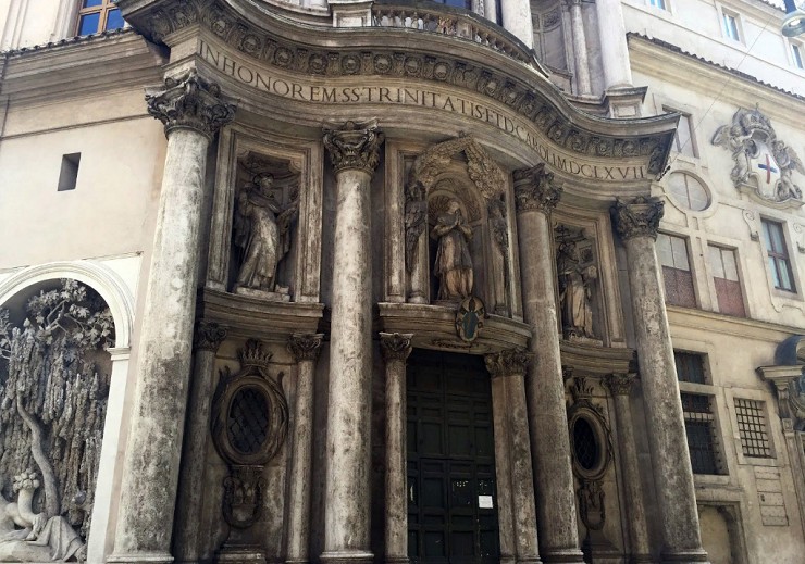 Церковь Сан-Карло алле Куатро Фонтане в Риме