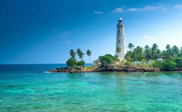 У южного берега Шри-Ланки, отмеченного маяком, всегда хороший дайвинг