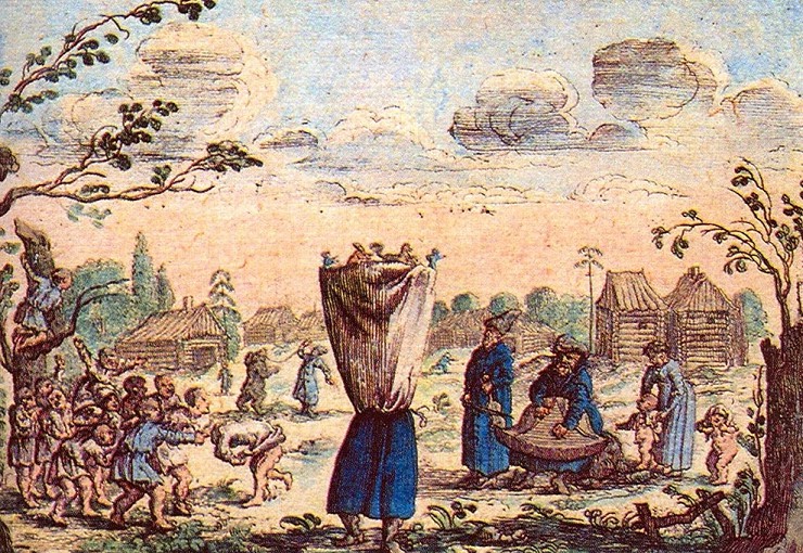 Кукольник. Адам Олеарий. 1643 г.