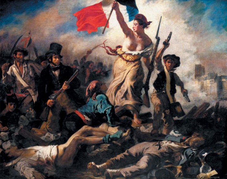 Эжен Делакруа. Свобода на баррикадах. 1830